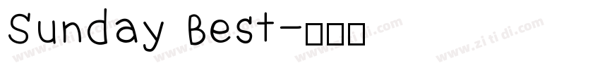 Sunday Best字体转换